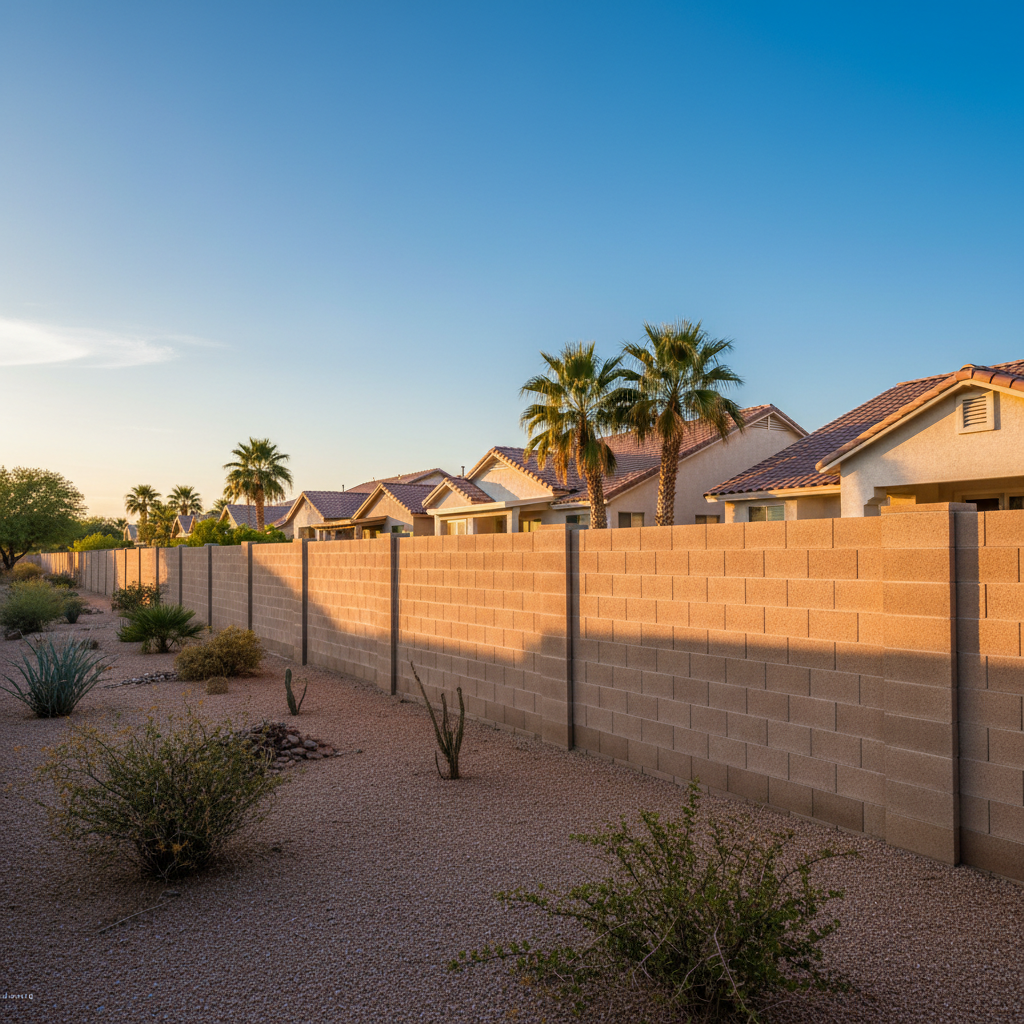 Block Wall in Sun City, AZ - Image 4