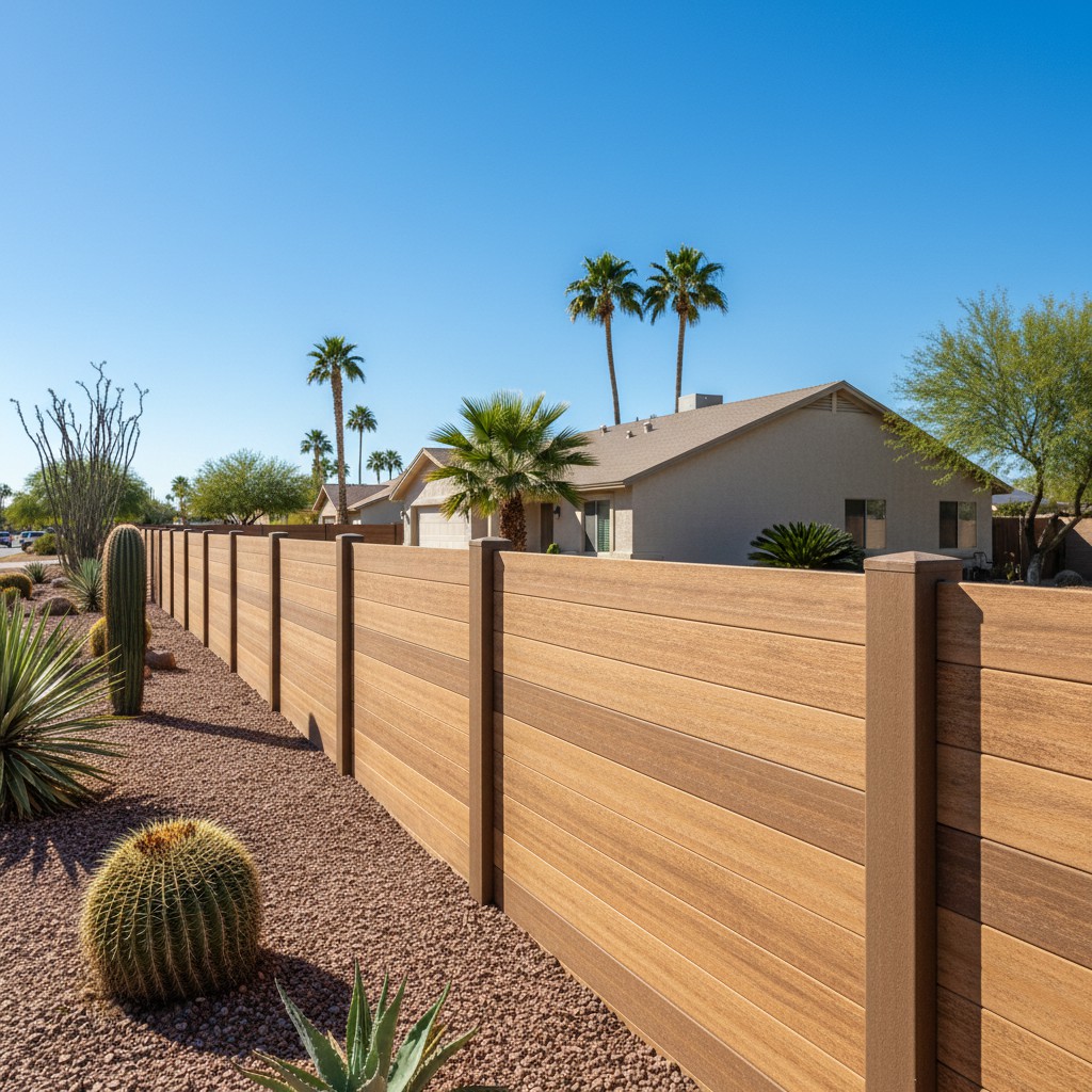 Composite Fence Installation in Sun City, AZ