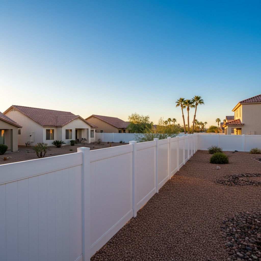 Vinyl Fence in Sun City, AZ - Image 3